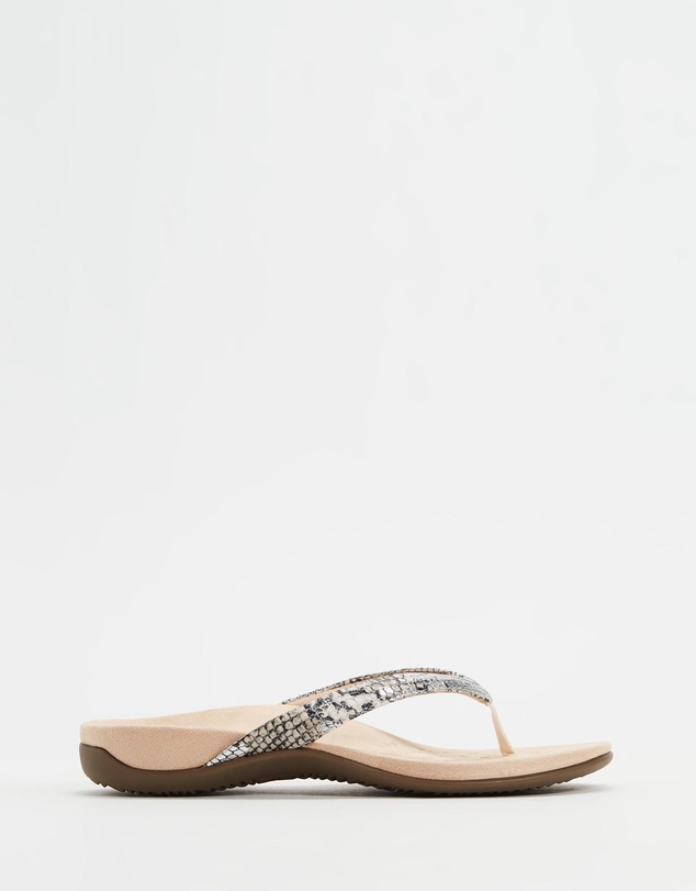 Vionic - Dillon Toe Post Sandal - Boa Metallic