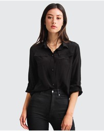 Belle & Bloom - Eclipse Rolled Sleeve Blouse