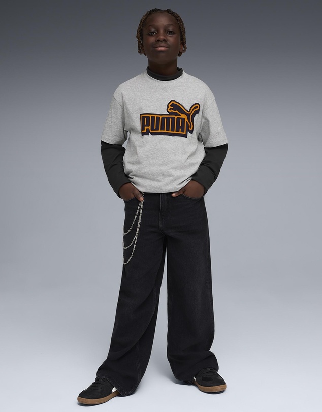Puma - ESS Logo Lab Relaxed Front Graphic Tee - Teens