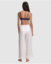 Polo Ralph Lauren - Smocked Cotton & Linen Beach Pant Cover Up