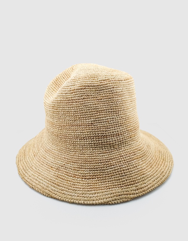 Miz Casa and Co - Clementine Foldable Raffia Weave Sun Hat