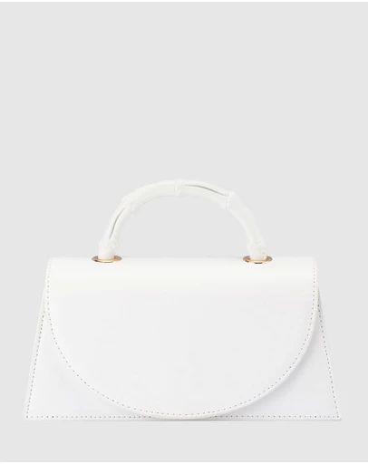 Olga Berg - Phoebe Bamboo Handle Bag