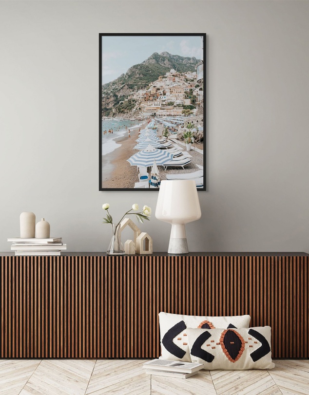 Amichi Co - The Cliffside Village Fine Art Print