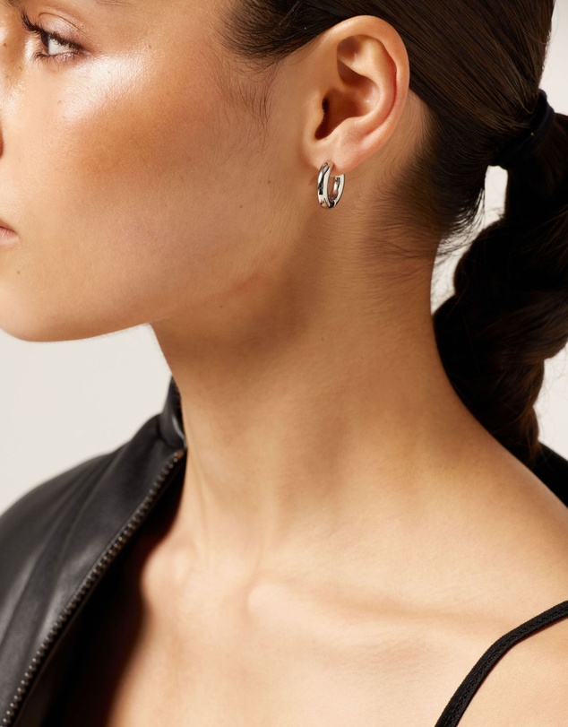 CENDRE - Rosie Huggie Hoop Earrings