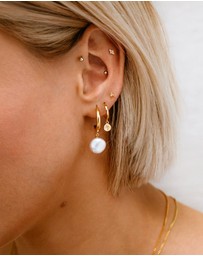 Kirstin Ash - Star Coin Hoops