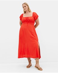 City Chic - Abbigail Split Maxi Dress