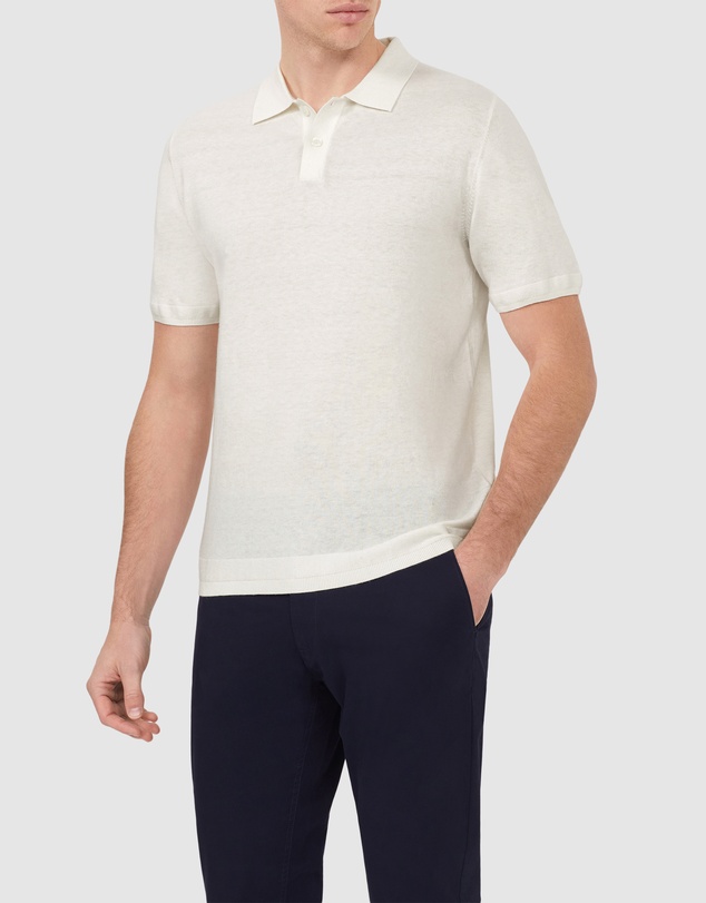 Van Heusen - Cotton Silk Knitted Polo