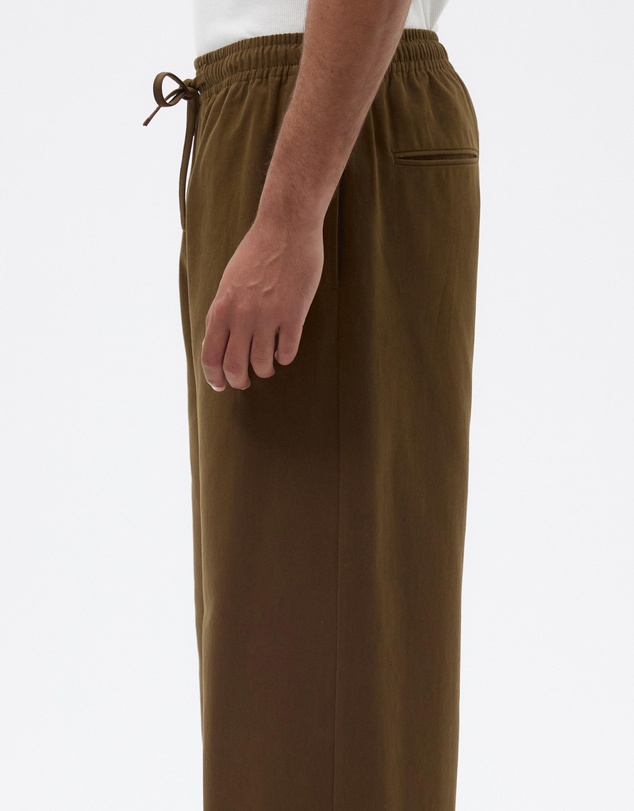 AERE - Wide Fit Elastic Waist Pants