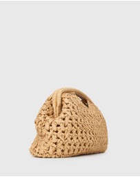 Betts - Spainard Raffia Clutch Bag