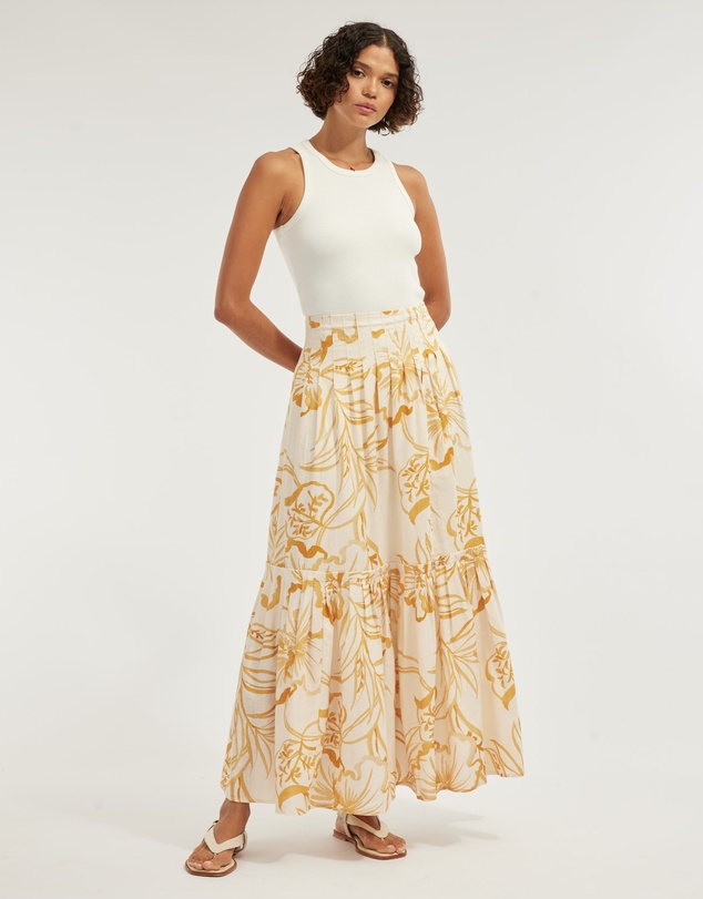 Amelius - Rosemallow Pleated Skirt
