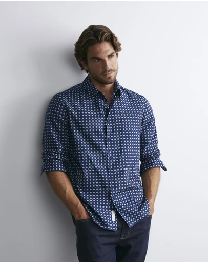 Sportscraft - William Long Sleeve Print Shirt