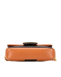 Pre-Loved by Azura Reborn - Pre-Loved Mini Bicolor Nappa Apolo Chain Baguette Shoulder Bag