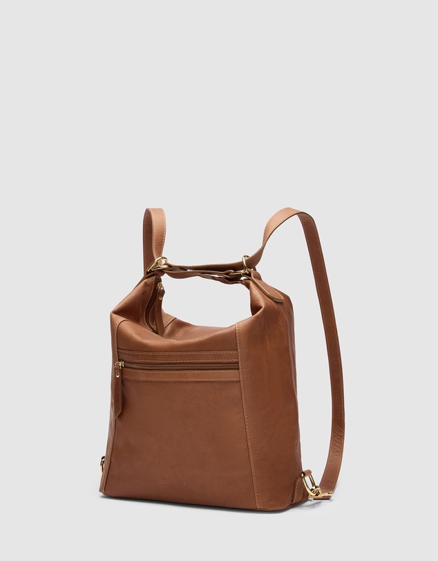 Florence - Regina Brown 3-in-1 Convertible Backpack