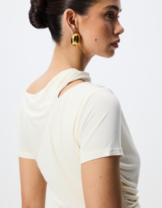 Tussah - Morgan Twist Detail Short Sleeve Top