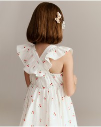 Bardot Junior - Clea Cherry Mini Dress - Kids-Teens