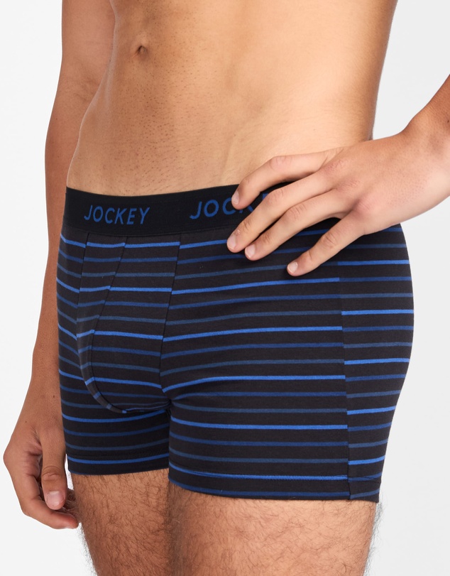 Jockey - Jockey Men's Comfort Classics Stripe Trunk 3pk