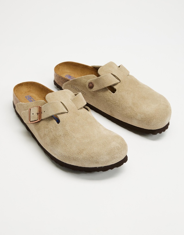 Birkenstock - Boston Suede Leather Narrow - Women's
