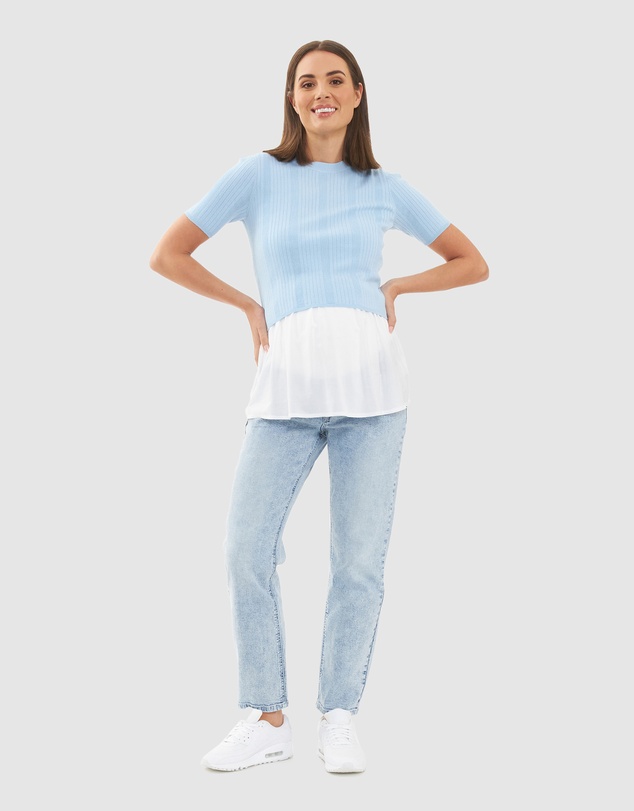 Ripe Maternity - Nova Over Bump Crop Jean