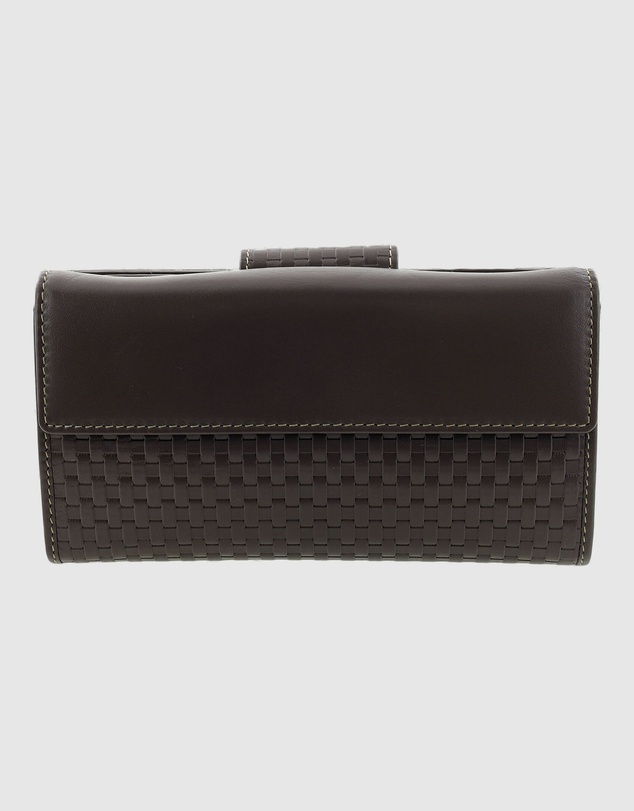 Pierre Cardin - Woven Leather Long Wallet with RFID