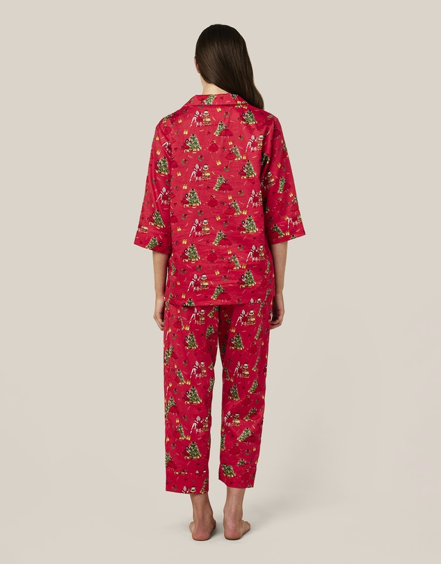 Papinelle - Christmas Surprise Crop PJ Set