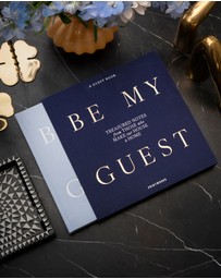 Printworks - Printworks Guest Book-Be My Guest-Light Blue / Dark Blue