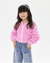 Rock Your Kid - Good Times Glitzy Bomber Jacket