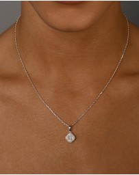 Von Treskow - Czelline Opal Clover Belcher Necklace