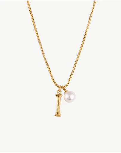 Zahar - Pearl Letter I Necklace