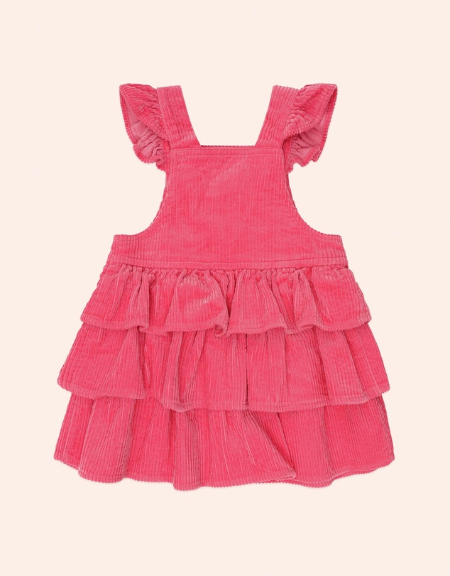 Huxbaby - Classic Tiered Cord Pinafore - Babies-Kids