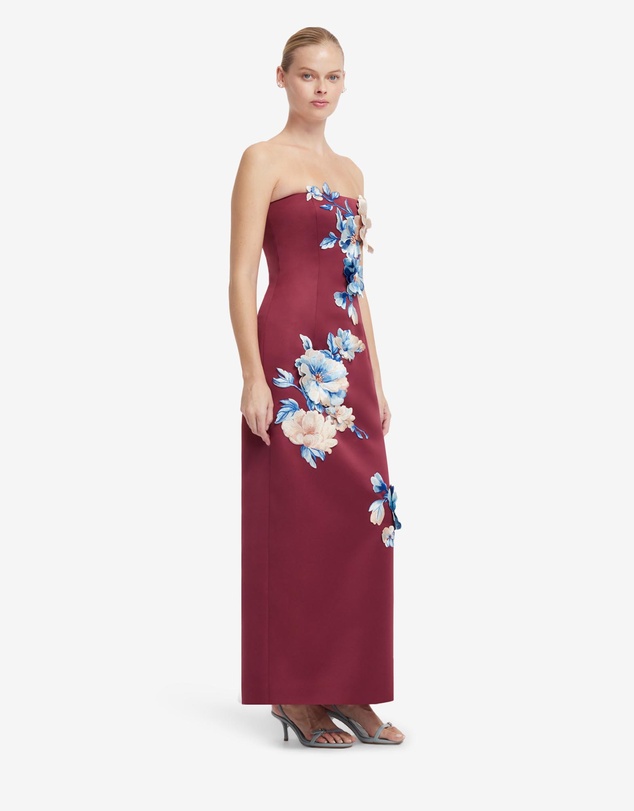 LEO LIN - Rayna Embroidered Maxi Dress