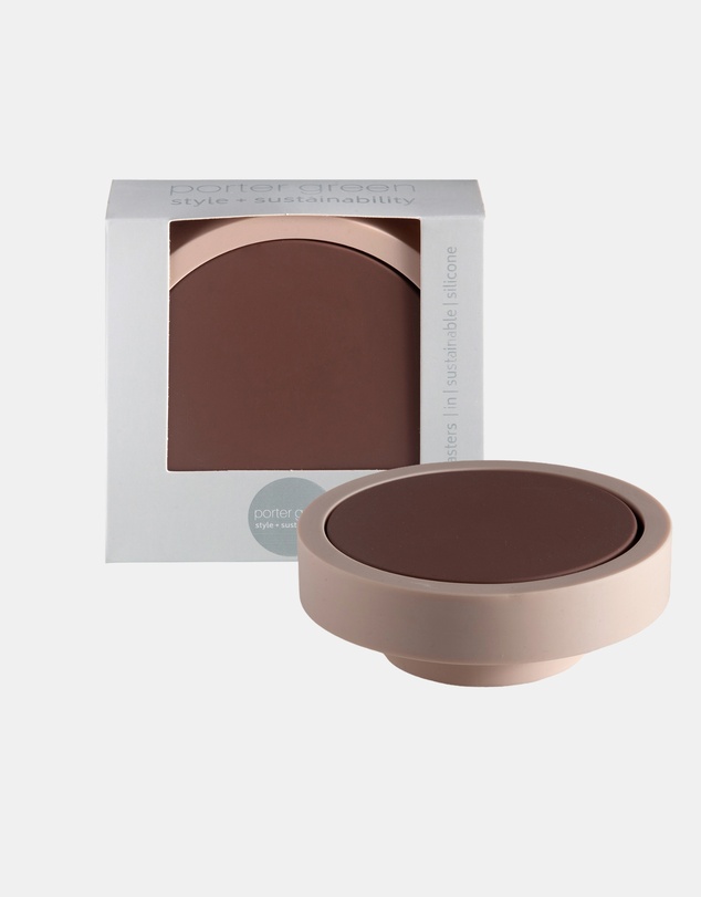 porter green - ciss | unbreakable silicone coasters