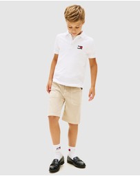 Tommy Hilfiger - Boys Regular Fit Wavy Flag Polo Shirt - Teens
