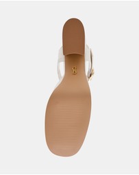 Steve Madden - Soho White Patent Heels