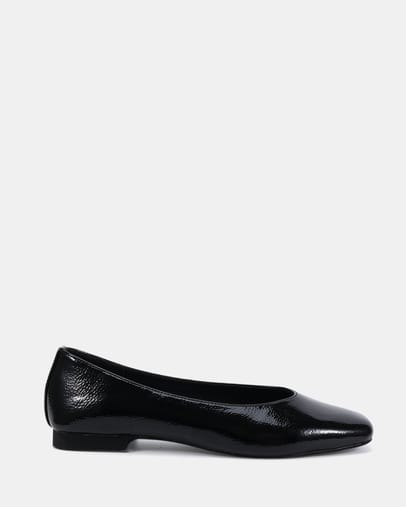 Black Crinkle Patent