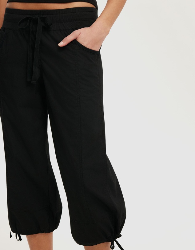 Cotton On - Utility Rib Waist Capri Pants