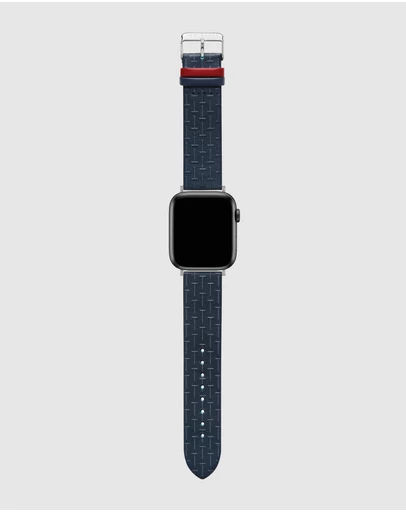 Ted Baker - Ted Baker Apple Band - Ted Embossed Blue