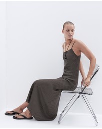 UNISON - Spot Slip Dress