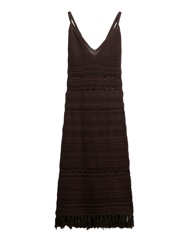 Superdry - Crochet Tassel Midi Dress