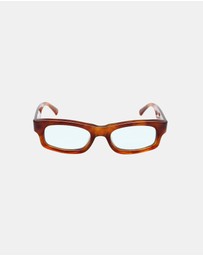 Soda Shades - Rozalia Russia x Soda Shades - Shade 003 Honey Tortoise