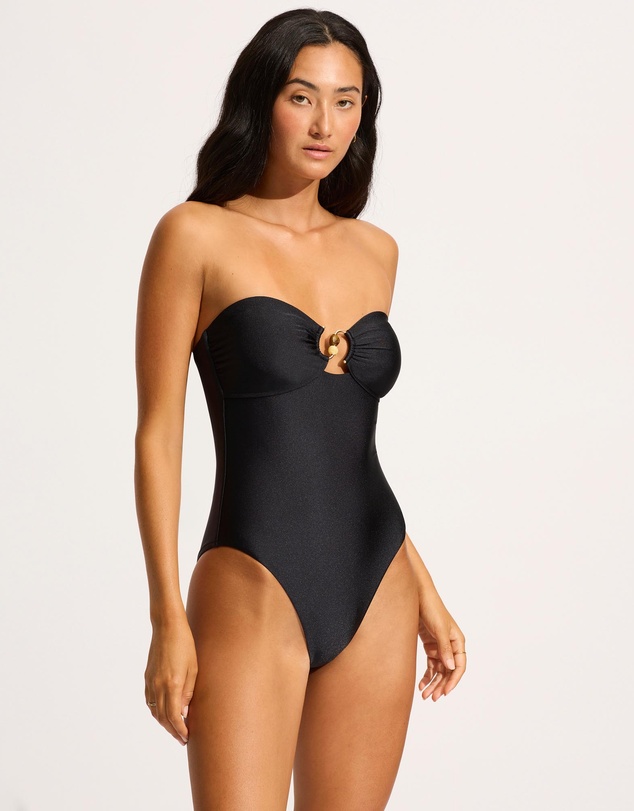 Seafolly - Palermo Ring Front Bandeau One Piece