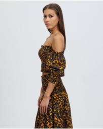 Third Form - Blur Out Off Shoulder Top