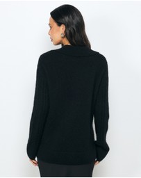 AERE - Ora Cable Polo Knit