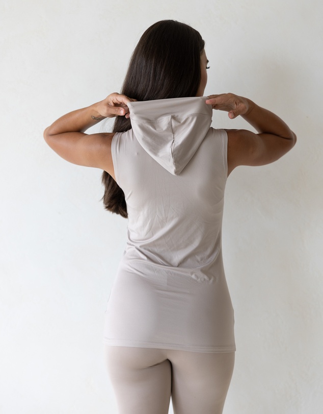 Mod Squad - Luxe Sleeveless Hooded Tank Base Layer