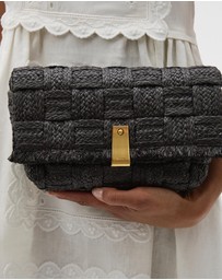 Oroton - Etta Medium Clutch Texture
