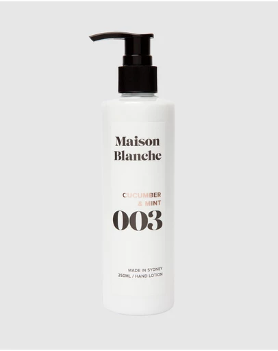 Maison Blanche - 003 Cucumber & Mint - Hand Lotion