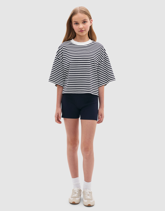 Seed Heritage - Stripe Boxy Tee - Teen