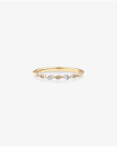 Michael Hill - Bridal Ring with 0.15 Carat TW Diamonds in 14kt Yellow Gold