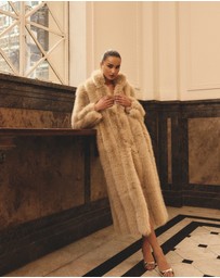 Elliatt - Faux Fur Maxi Coat
