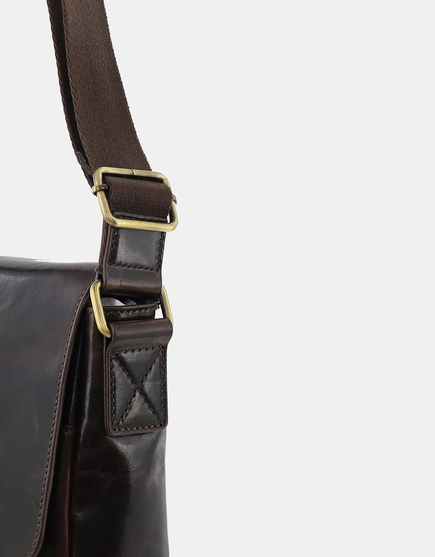 Pierre Cardin - Pierre Cardin Men's Leather Classic Messenger/Computer Bag