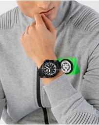 Plein Sport - Plein Urban Pulse 47mm Black dial and Black silicone strap